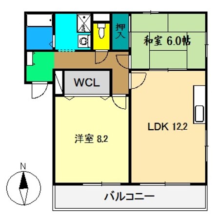 フィネス高橋の物件間取画像